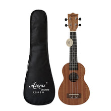 Load image into Gallery viewer, Aiersi brand 21 inch ukelele mahogany Soprano ukulele musical instrument hawaii guitar