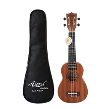 Load image into Gallery viewer, Aiersi brand 21 inch ukelele mahogany Soprano ukulele musical instrument hawaii guitar