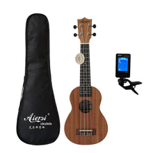 Load image into Gallery viewer, Aiersi brand 21 inch ukelele mahogany Soprano ukulele musical instrument hawaii guitar