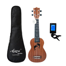 Load image into Gallery viewer, Aiersi brand 21 inch ukelele mahogany Soprano ukulele musical instrument hawaii guitar
