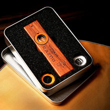 Load image into Gallery viewer, Wooden Kazoo Orff Instruments Ukulele Guitar Partner Woodman Wood Harmonica With Metal Box Kazoo for Adult Kids Kazoo
