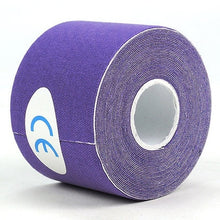 Load image into Gallery viewer, 5M impermeable transpirable cinta para kinesiología de algodón deportes rollo elástico adhesivo vendaje muscular cuidado del dolor cinta rodilla codo Protector
